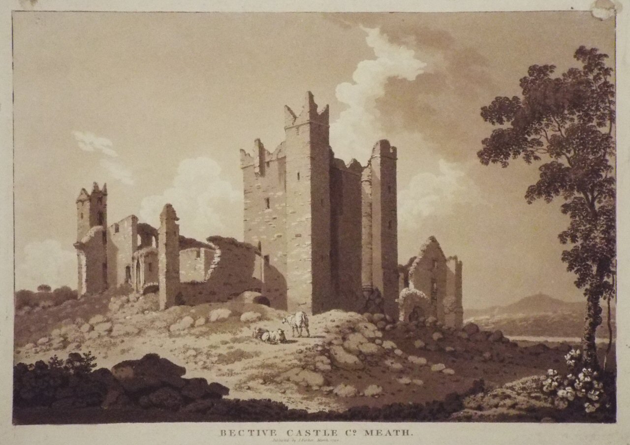 Aquatint - Bective Castle Co. Meath - Fisher